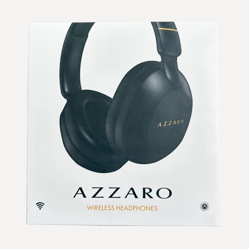 Azzaro Black Wireless Headphones (New / Unopened)